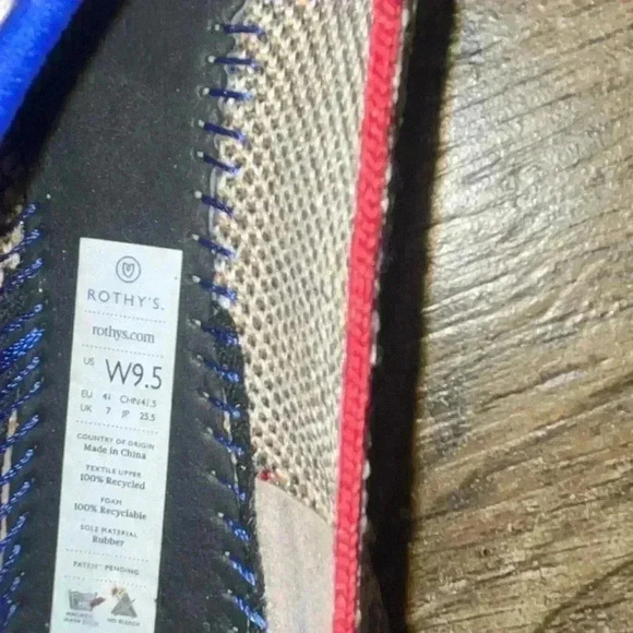 Rothy's Loafer Retired Mocha Spot Animal Leopard Print Round Toe Flat Loafers - Picture 4 of 4